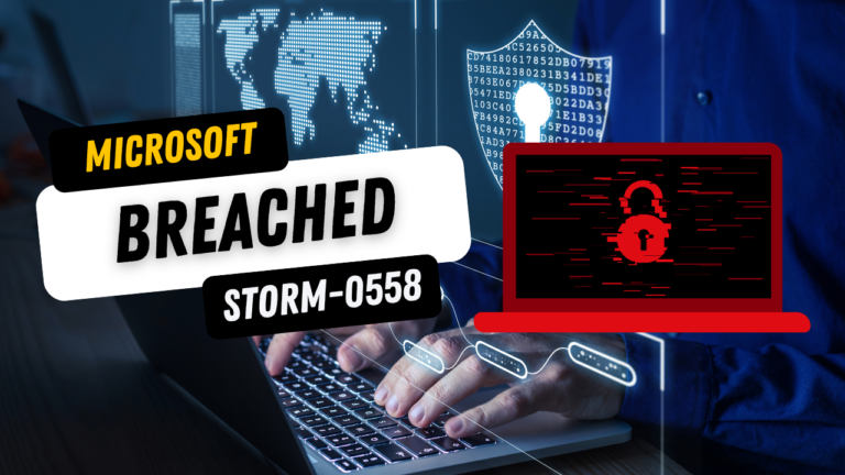 Microsoft Breached by Chinese Hacking Group Storm-0558